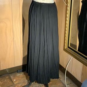 Long black skirt